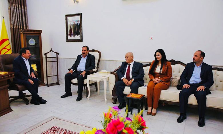 بەرپرسێ لقێ ٨ێ پارتی پێشوازی ل دەستەیا بلند یا بنگەهێ لالش کر