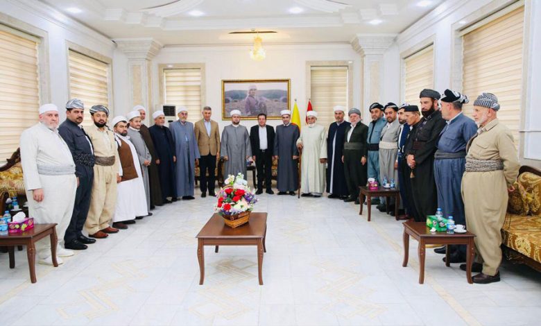 بەرپرسێ لقێ ٨ێ پارتی پێشوازی ل شاندەکێ ئێکەتیا زانایێن ئایینێ ئیسلامێ ل کوردستانێ کر